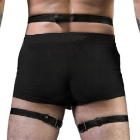 PU garter harness - Picture 3 of 8